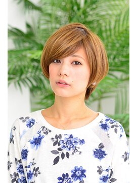 イメージア 町田店(IMAGE A) ニュアンスショートボブ@30代40代50代60代