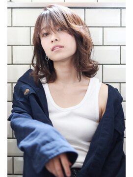 エイト ヘアサロン 渋谷本店(EIGHT) くせ毛風無造作ミディアム１/Mii