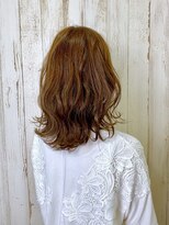 シューフルール(chou-fleur)&nbsp;ピンクラベンダーの肩上カワイイミドル