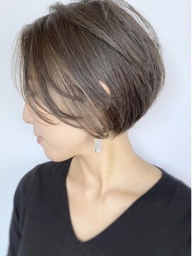 モリオフロムロンドン 原宿本店(morio from London) 【morio原宿】大人のショートカット 前髪カラー