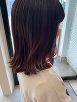 リリィ(LILY)&nbsp;暖色系グラデーション　×  切りっぱなし