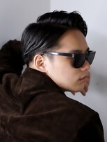 リップスヘアー 銀座(LIPPS hair)&nbsp;ジェントルマンヘア　７３分け　刈り上げ　２ブロック