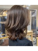 【THiRD】ゆる巻きマロンベージュ