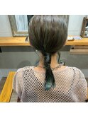 オリーブグリーンミディ