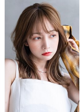 エース (ACE) ACE 横浜 シアーベージュ×大人可愛いニュアンスカール