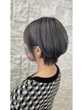 ジッピー ヘアーコレクション 20代30代40代大人可愛い ショートボブ ダークグレー