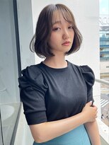 イトシテ&nbsp;カーキグレージュ×韓国ボブ×タンバルモリ【本多身和子】