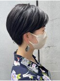 【morio大宮2号店/米村】黒髪ハンサムショート