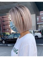 メリー オオサカ(Merly Osaka)&nbsp;色落ちも素敵◎バレイヤージュ_white lavender ash_