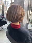 大人女性に人気韓国レイヤーボブ