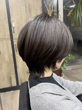 ヴィフ 大船(VIF) メルティカラーブラウンミニウルフショコラベージ くびれヘア