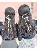 【 LOUIS 】ハートハーフアップアレンジ