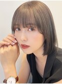 ボブ/グレージュ/大人女性/レイヤー/ショート[代々木上原]