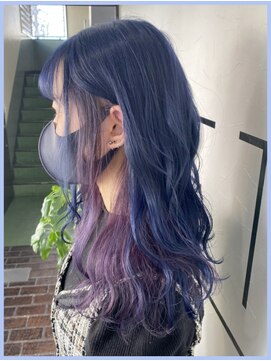 パレット 町田店(PALETTE) ネイビー☆インナーパープル　　町田/町田駅/JR町田駅