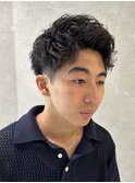 ピンパーマ/メンズショート/スパイキーショート