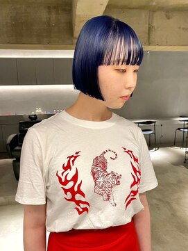 リール(rire) デザインカラーレイヤーカットウェットヘア夏オリーブベージュ