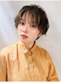 《Agu hair》ツートーンショート×numberA.アクアバームセラム