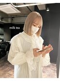 髪質改善/心斎橋美容室/大阪ハイトーン/ベージュカラー