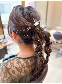 結婚式お呼ばれヘアスタイル