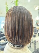 クララ バイ マニスオブヘアー(CLALA by Manis of hair) 髪質改善ショートナチュラルボブ/透明感ベージュ