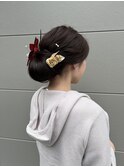 タイトシニヨンアレンジ