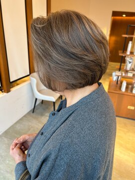 サラビューティーサイト 志免店(SARA Beauty Sight) 【志免】大人の脱白髪染め×ショート☆山之内