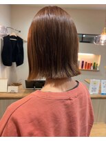 エンネ(Enne)&nbsp;ブリーチなしベージュ × ぱつっとBob