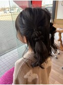 簡単ヘアアレンジ