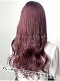 【透明感カラー特化】蒲地担当 ブリーチなし×カシスピンク