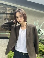 ノラジャーニー(NORA Journey)&nbsp;メンズボブウルフメンズミディアムレイヤーカットメンズウルフ