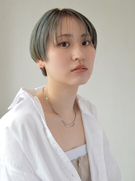 ソイクフ 四条大宮店(SOY-KUFU) ミントグリーン似合わせショートスタイル