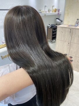 ビューバイネオリーブ 用賀店(Beau'r by neolive) くびれヘア縮毛矯正アプリコットオレンジ夏ハイライト《用賀》