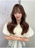 レイヤーカット/くびれ巻き