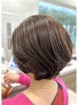 ディーボーイ 健軍店(D-BOY)&nbsp;ショートボブ/ハイライト/ブラウン/ピンク/ブリーチなし
