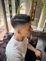 バレス 田町(BALES)&nbsp;スキンフェードハードパートスタイル