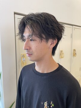 サラ ビューティー サイト 古賀店(SARA Beauty Sight) 【ツイスパ×フェザー】メンズパーマ/無造作/ナチュラル/爽やか