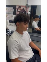 メンズサロン キング 高槻店(Men’s salon K!ng)&nbsp;波巻きツイストスパイラルパーマ/フェザーパーマ/眉毛/メンズ