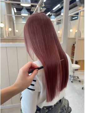 シダ(sida) 『春先どりカラー』艶ピンクベージュ