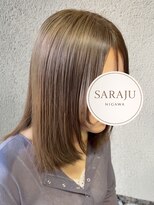 サラジュ 仁川店(SARAJU) 【ダブルカラー特化】今田担当 ブリーチなし×ヘーゼルベージュ