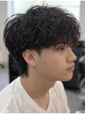 波巻きシャドウパーマ/ソフトツイストパーマ/千葉駅/メンズ/関