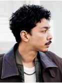 原宿短髪スパイキーショートツイストスパイラルパーマ刈り上げ