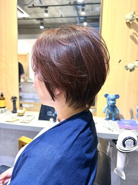 シアン 大倉山店(CYAN) ☆つや髪ピンクベージュ×コンパクトショート☆