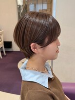 ハピネス 河原町店(Happiness)&nbsp;ショートカット　顔まわりカット　京都美容室　進詩織