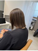 なめらかなコンパクトボブに◎髪質改善縮毛矯正