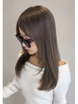 ソル(SOL)の写真/丁寧なカウンセリングで透明感あふれる理想の髪色へ♪《ブリーチ/ダブルカラー/髪質改善/レイヤー/韓国》
