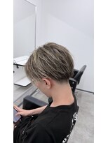 フォース 心斎橋(Force.) センターパート×金メッシュ
