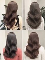 ルノヘアー(Lunohair)&nbsp;秋カラー×韓国風レイヤー小顔ミディ×ブリーチなしカラー