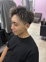 アヴァンス 難波店(AVANCE.)&nbsp;【松元担当】メッシュ×縦落ちツイスト