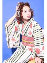 ルーヴル トータルビューティサロン 八木店(LOUVRE Total Beauty Salon) ほわほわウェーブの大正浪漫　浴衣STYLE