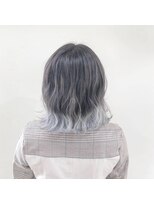 リー 枚方(Lee) ブリーチ×ホワイトグラデーション